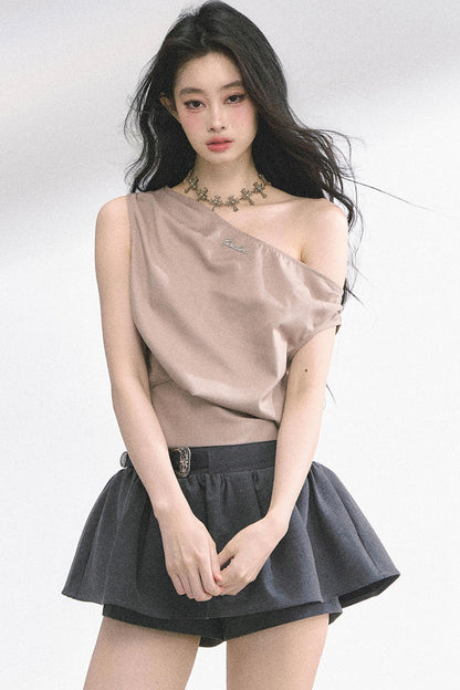 Manta Love Letter Shoulder Top