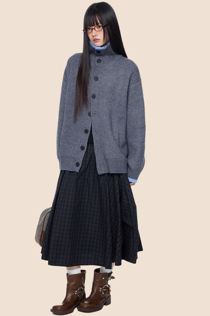 Vintage Stripe Knitted Cardigan