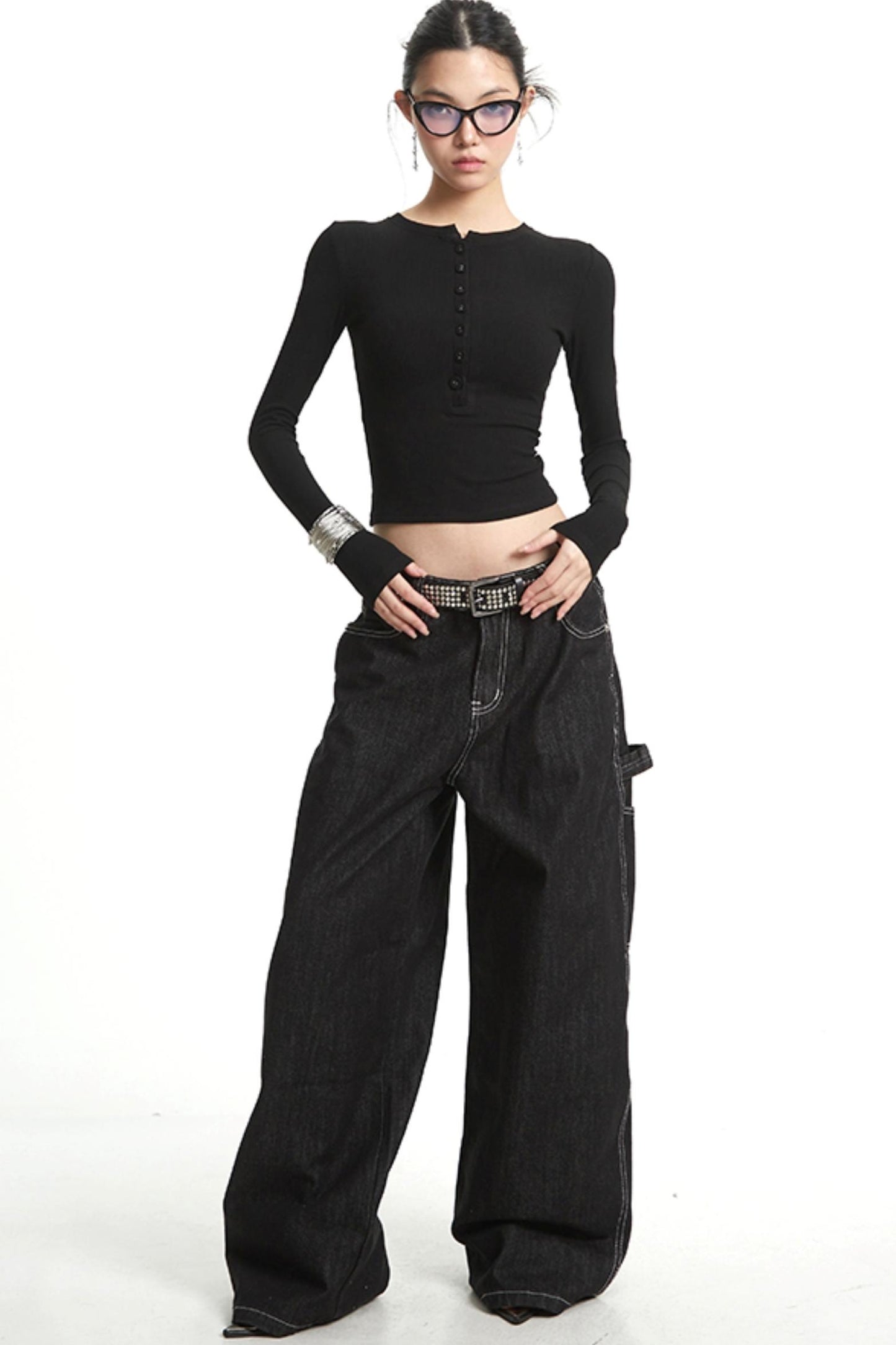 Solid Color Long Sleeve T-Shirt