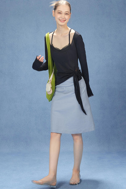 U-Neck Corset Top Set