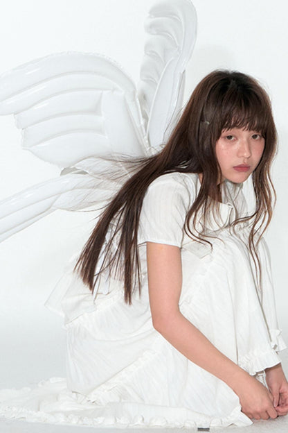 Sweet Cotton Plaid Skirt Set-Up