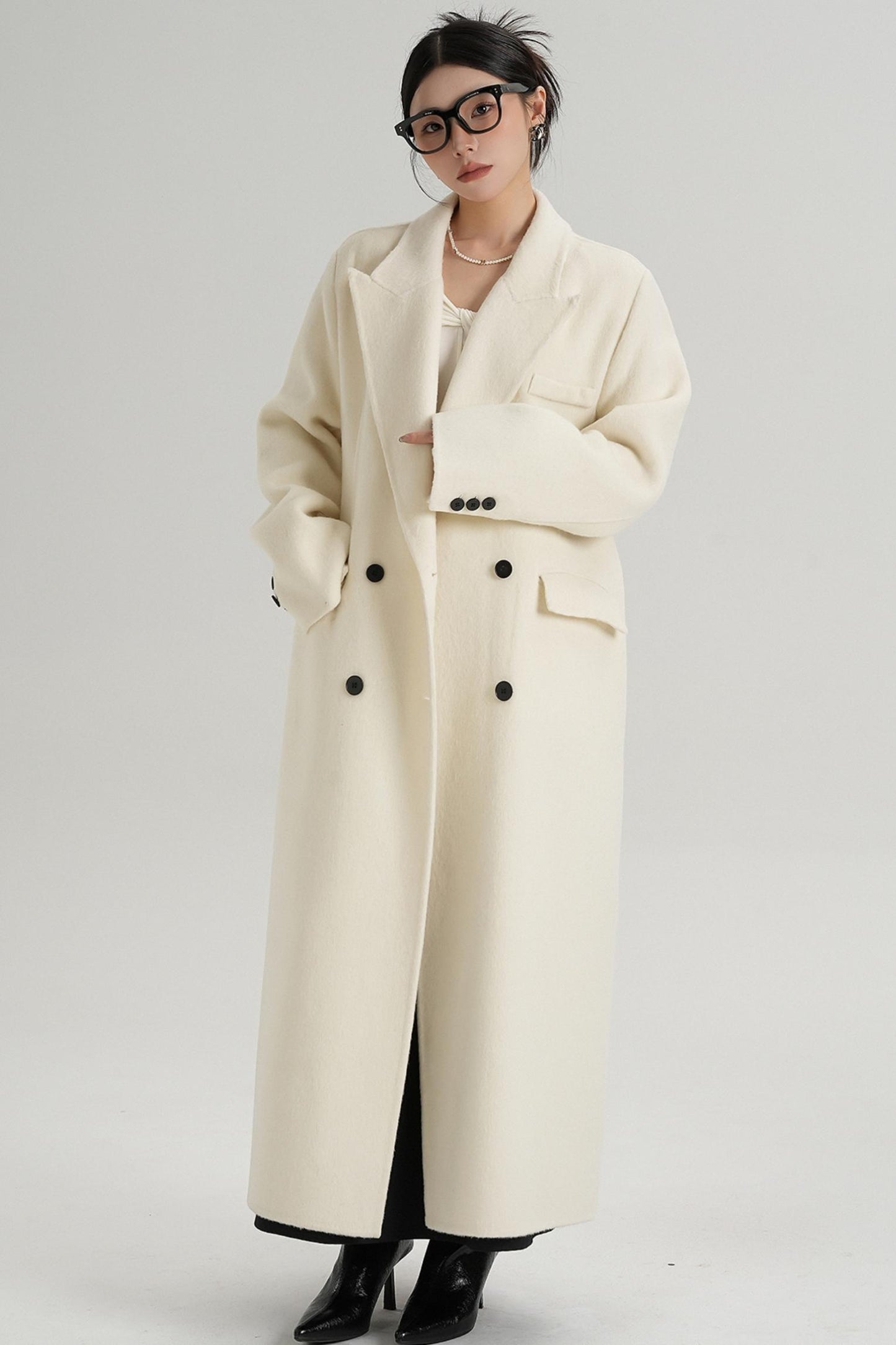 Straight Wool Coat