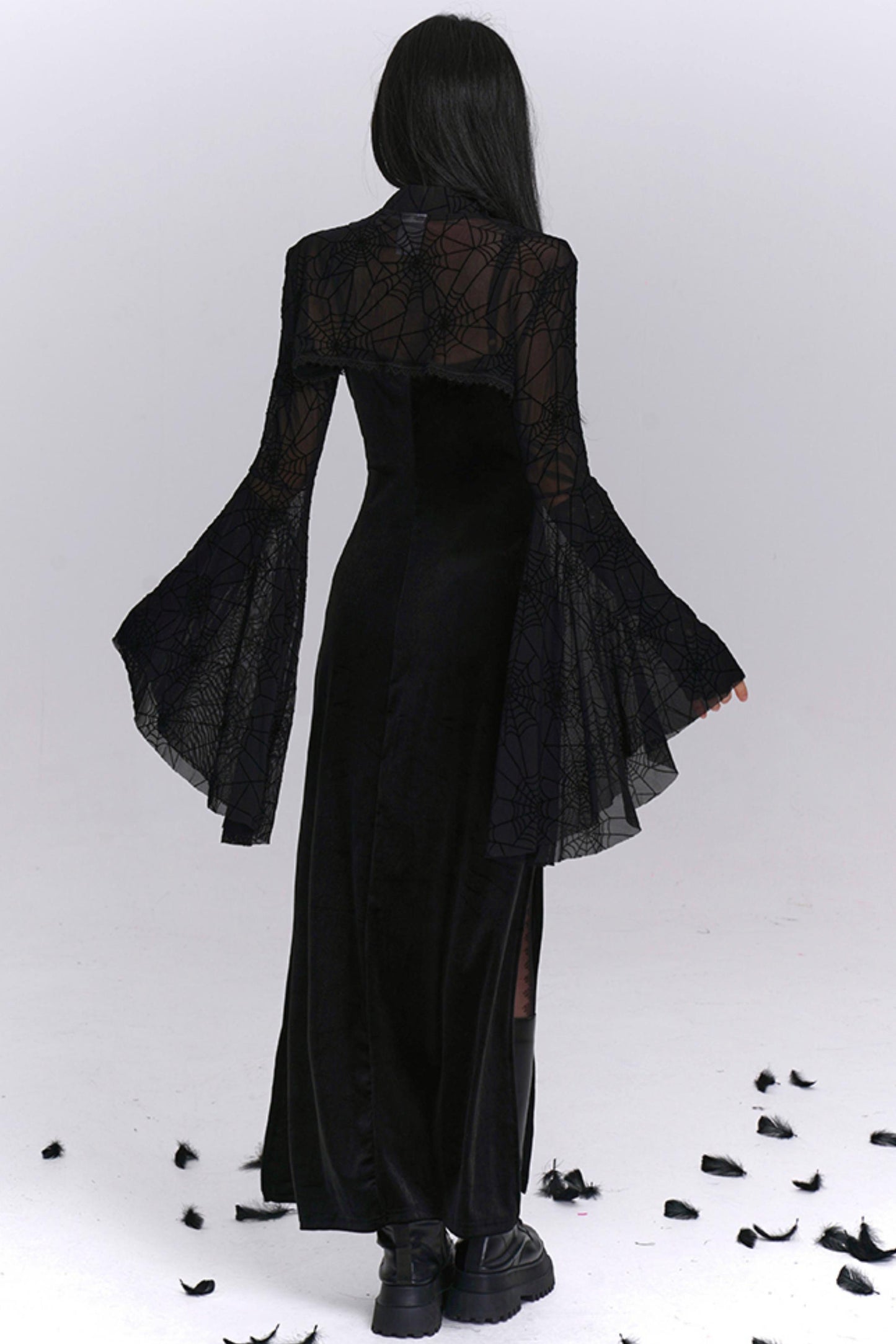 Sexy Gothic Halloween Camisole Dress Set-Up