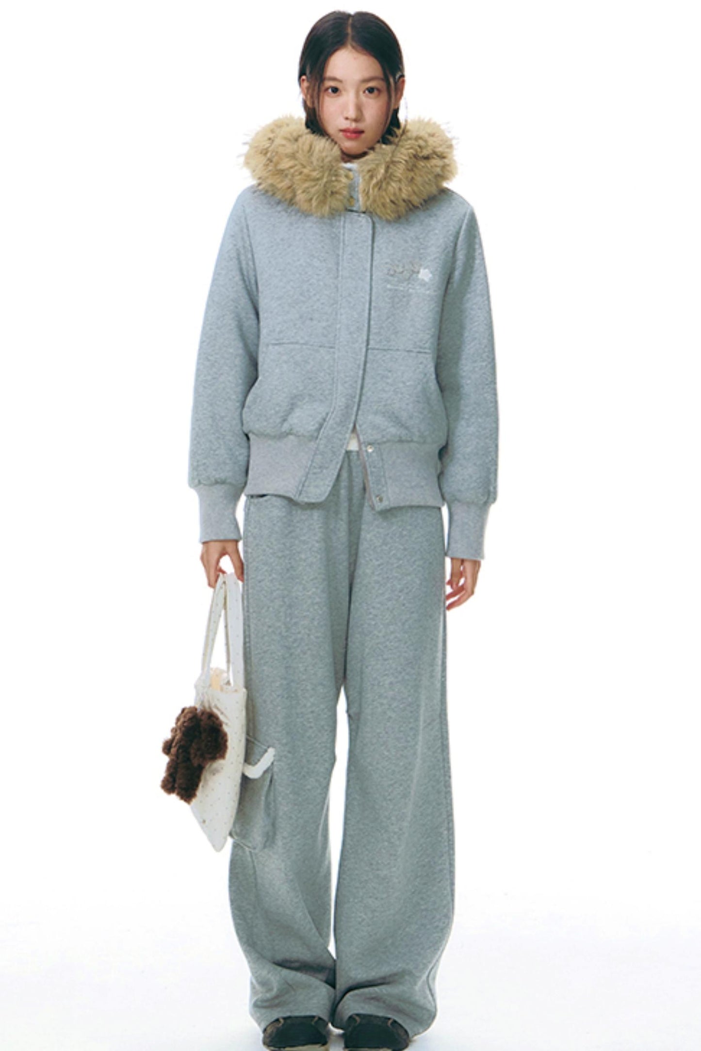 Embroidered Cotton Jacket Set-Up