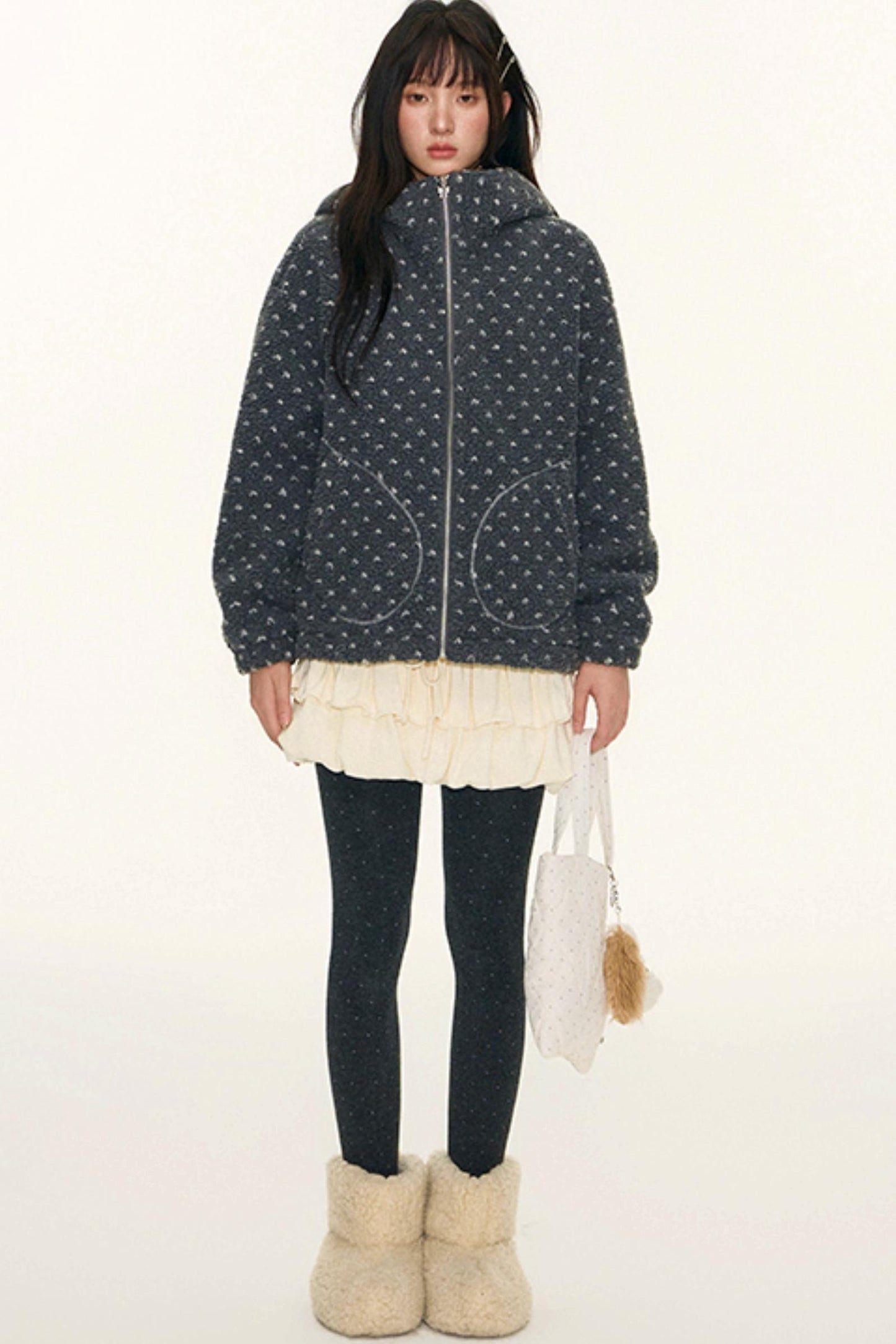 Rabbit Polka Dot Lambswool Jacket