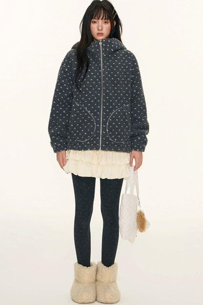 Rabbit Polka Dot Lambswool Jacket
