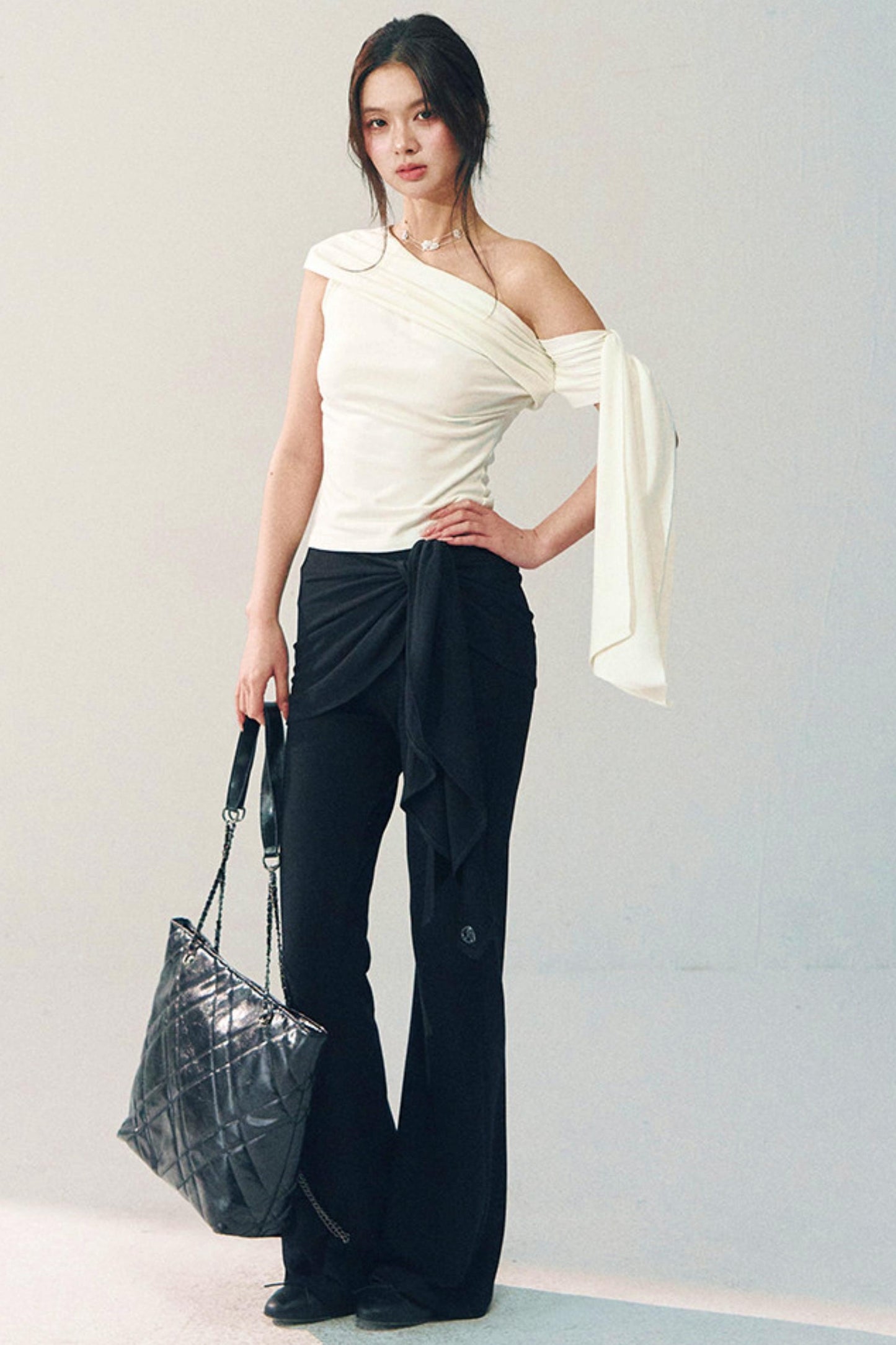 High-Waisted Flared Pants