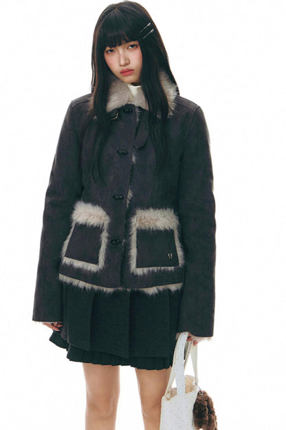 Integrated Lapel Winter Cotton Jacket