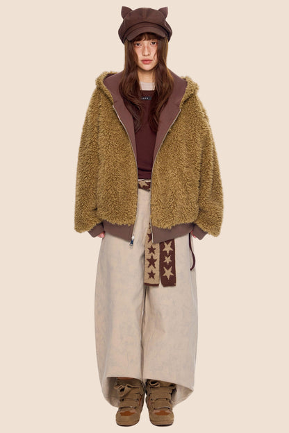 Reversible Faux Shearling Jacket