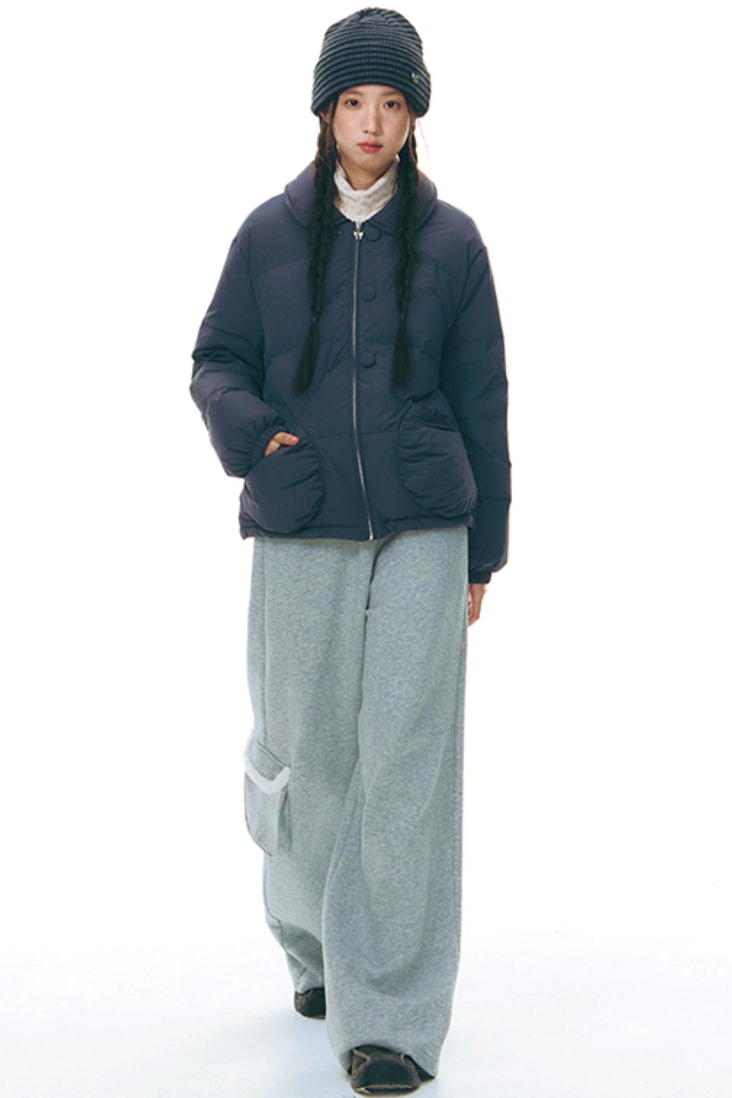 Embroidered Cotton Jacket Set-Up