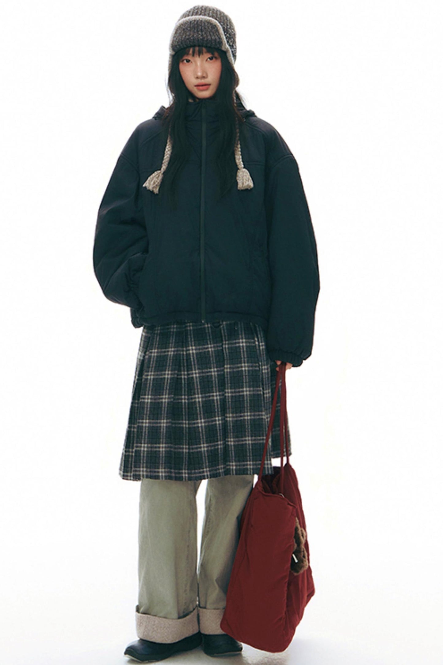 Detachable Cotton Fill Winter Coat