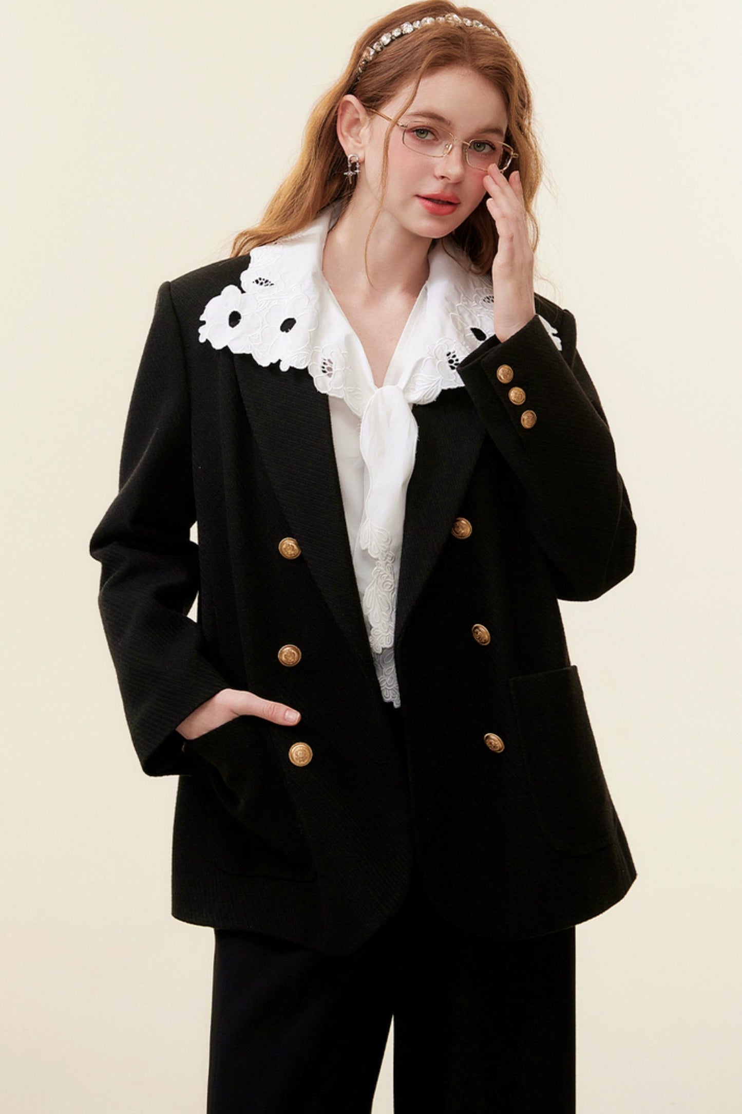 Loose British Tweed Blazer