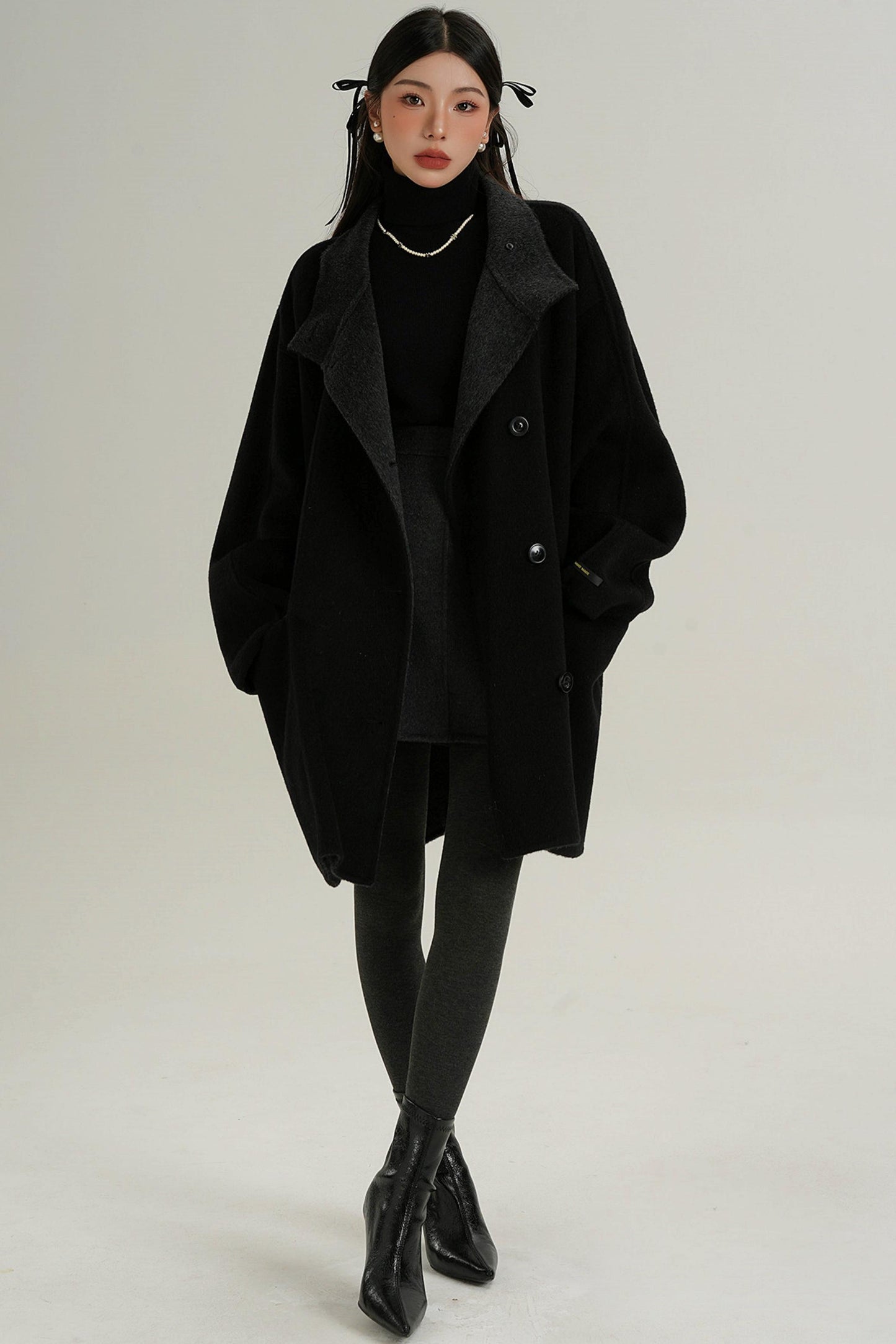High-End Double-Sided Mid-Length Coat