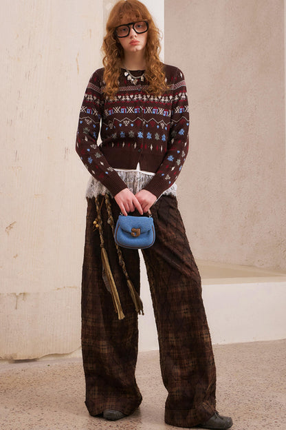 Fair Isle Jacquard Winter Cardigan