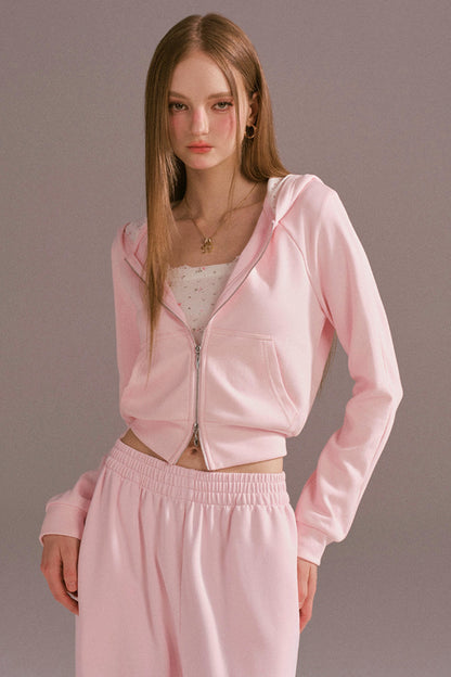 Spice Girl Hooded Knitted Cardigan Set-Up