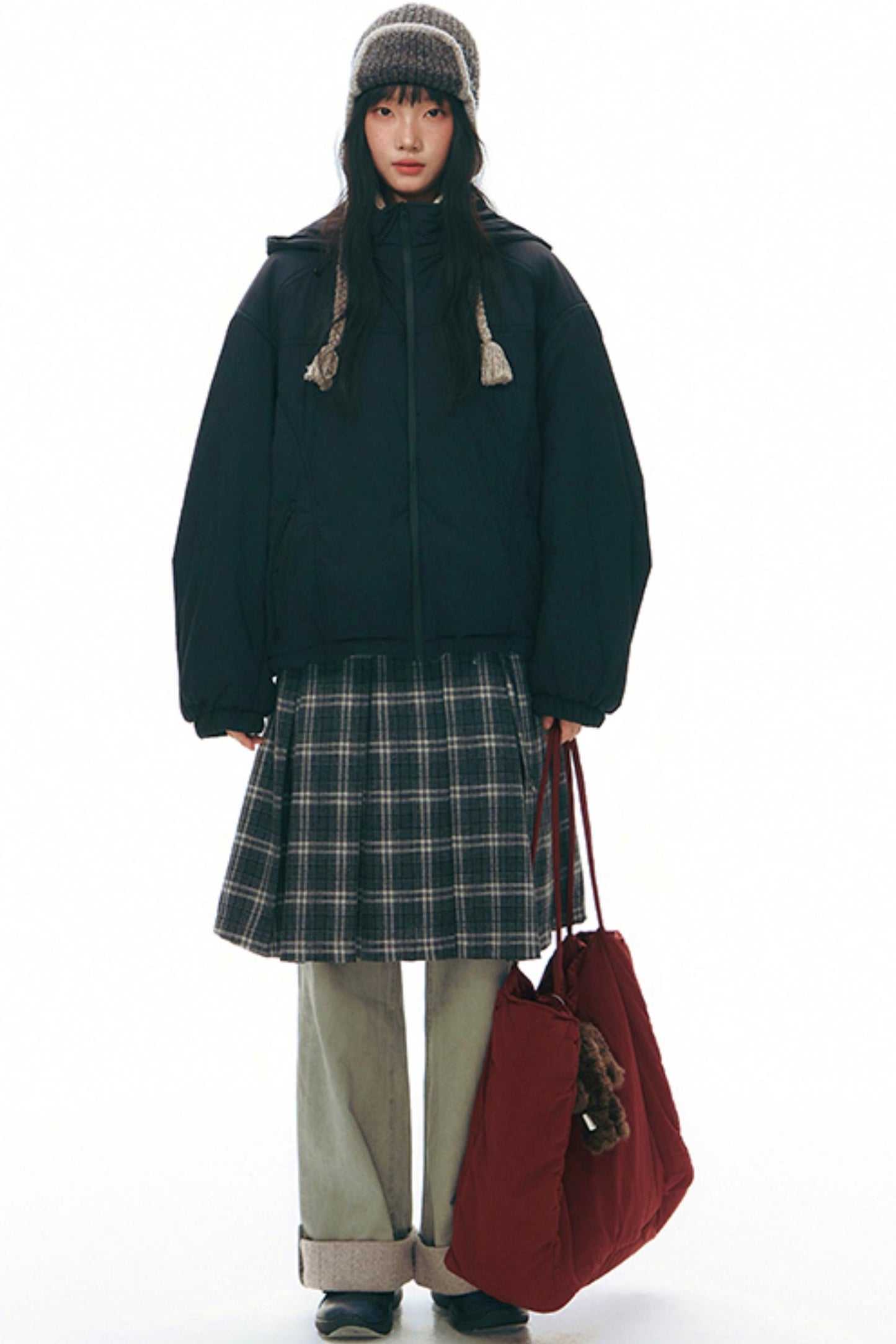 Detachable Cotton Fill Winter Coat