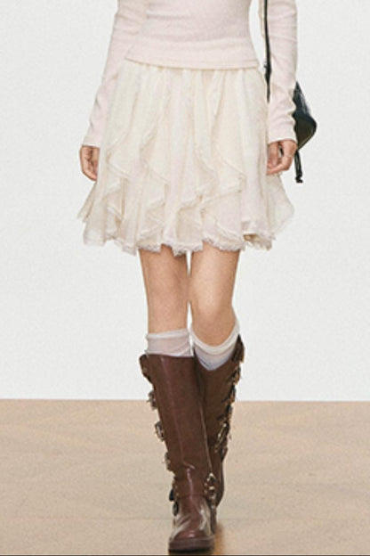 Leather And Fur Motorcycle Jacket Set-Up