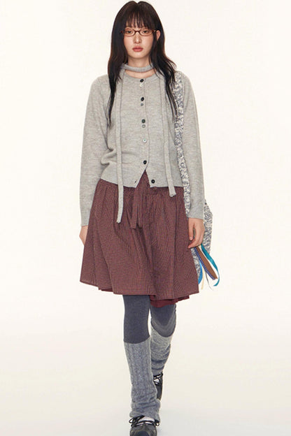 Original Patchwork Knit Leggings Set-Up