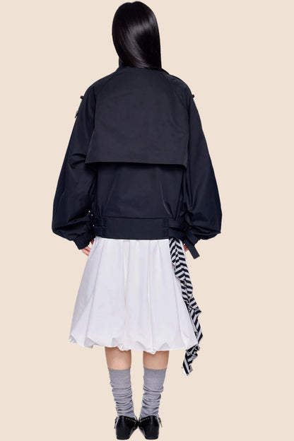 Large Lapel Trench Coat