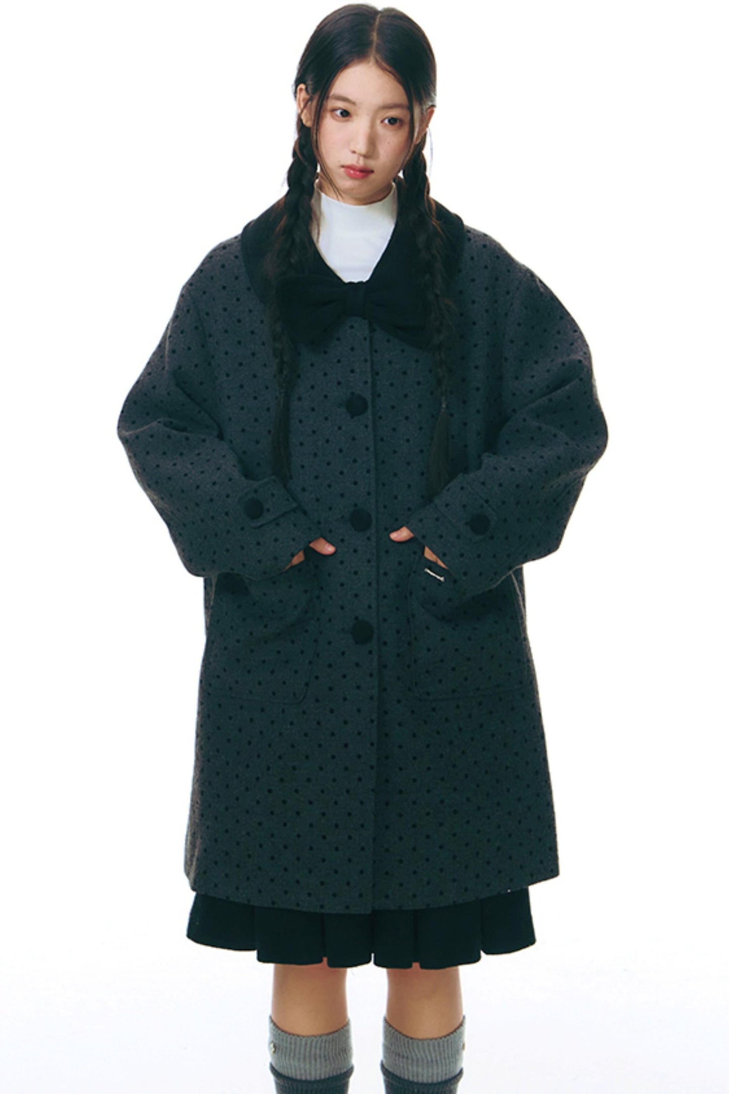 New Polka Dot Shawl Jacket