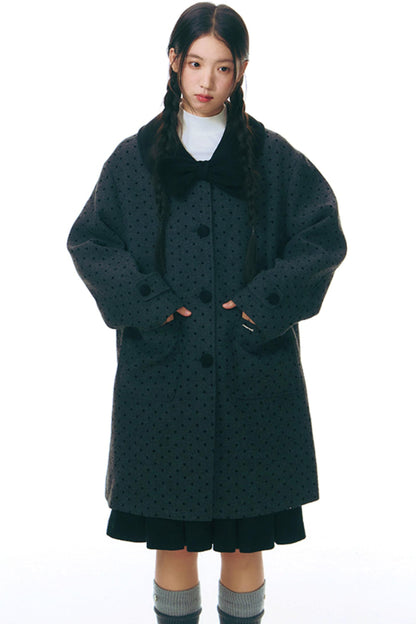 New Polka Dot Shawl Jacket