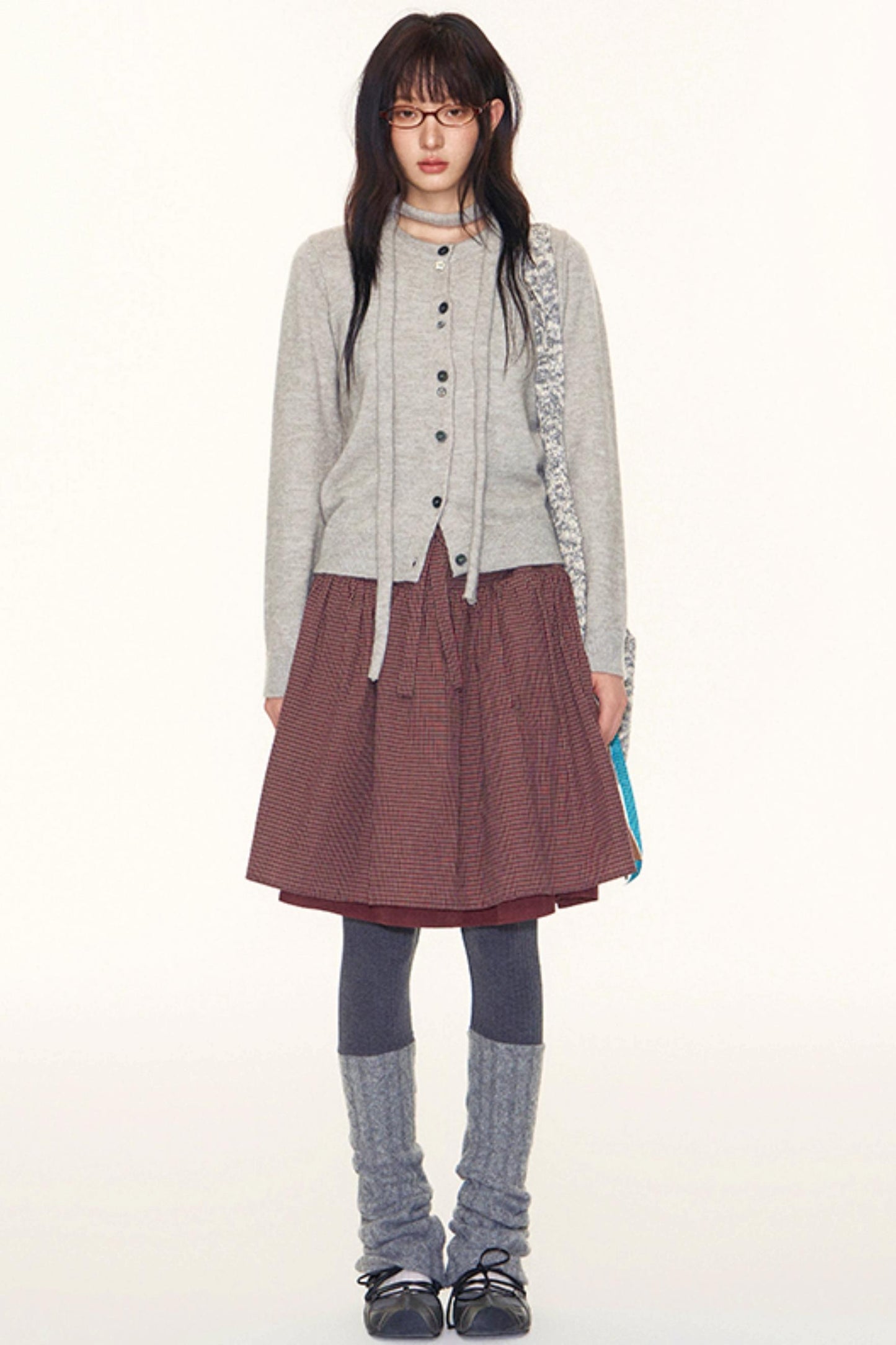 Original Patchwork Knit Leggings Set-Up