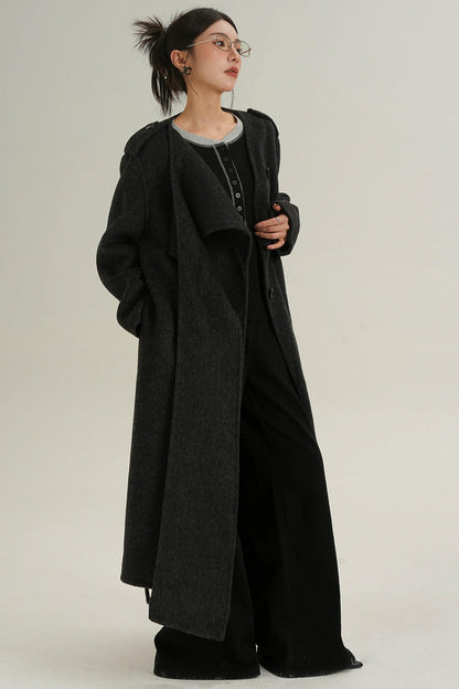 Double-Sided Wool Coat