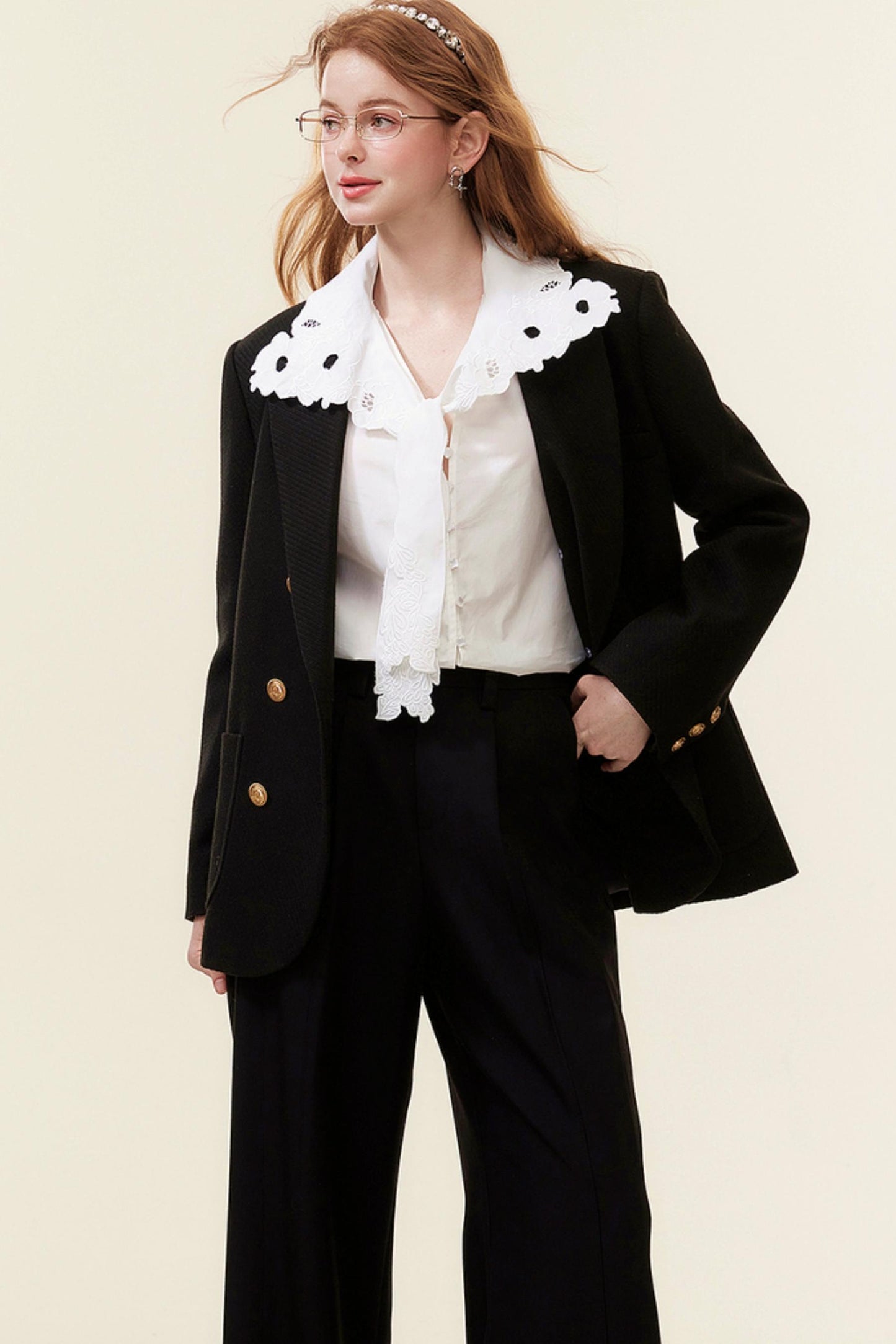 Loose British Tweed Blazer