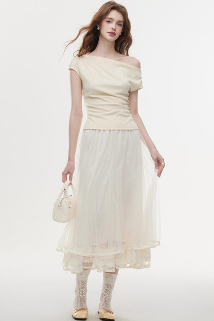 Pleated Summer T-Shirt