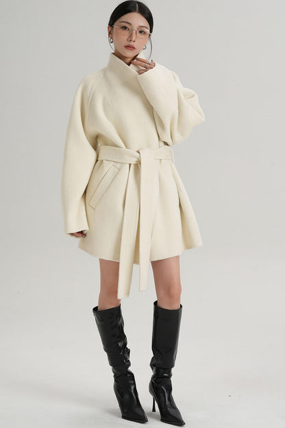 Minimalist Reversible Wool Coat
