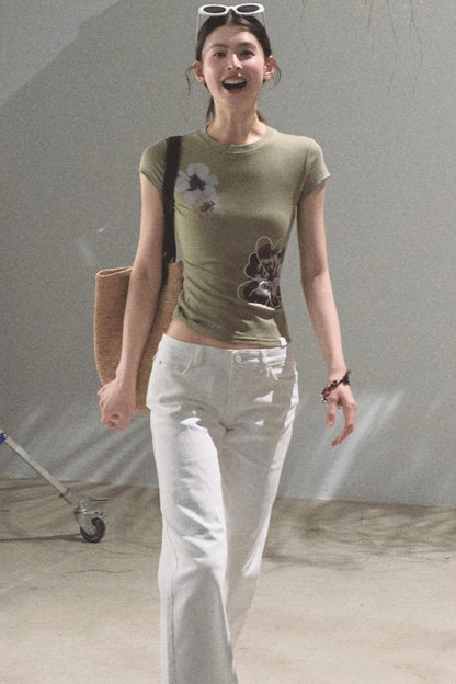 Begonia Floral T-Shirt