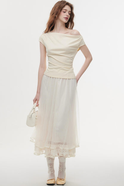 Pleated Summer T-Shirt