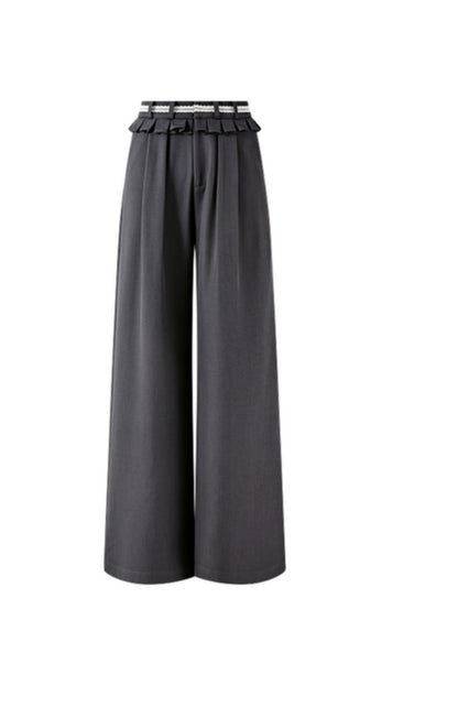 Autumn Gray Blazer Suit Set-Up