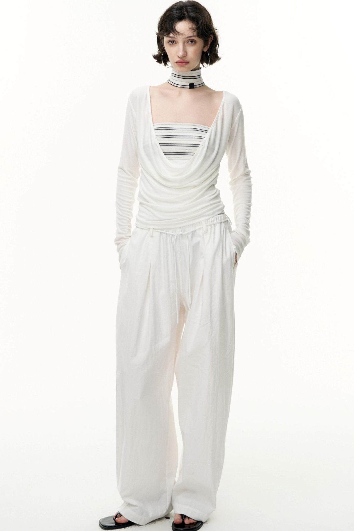 Striped Bandeau Skirt Set-Up