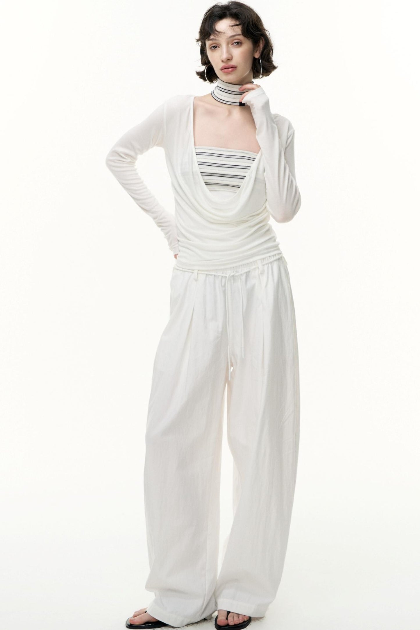 Striped Bandeau Skirt Set-Up