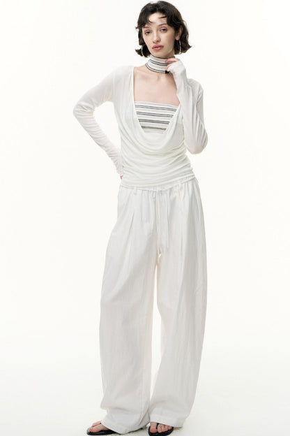 Striped Bandeau Skirt Set-Up