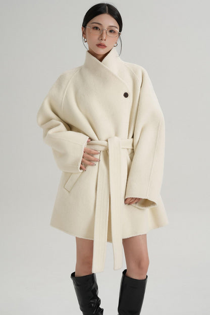 Minimalist Reversible Wool Coat