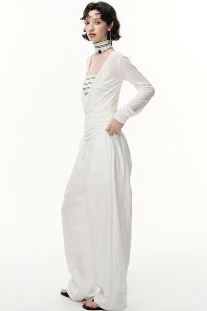 Striped Bandeau Skirt Set-Up