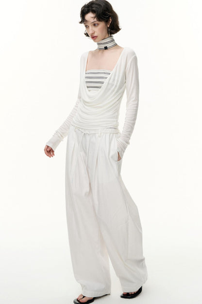 Striped Bandeau Skirt Set-Up