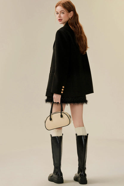 Loose British Tweed Blazer