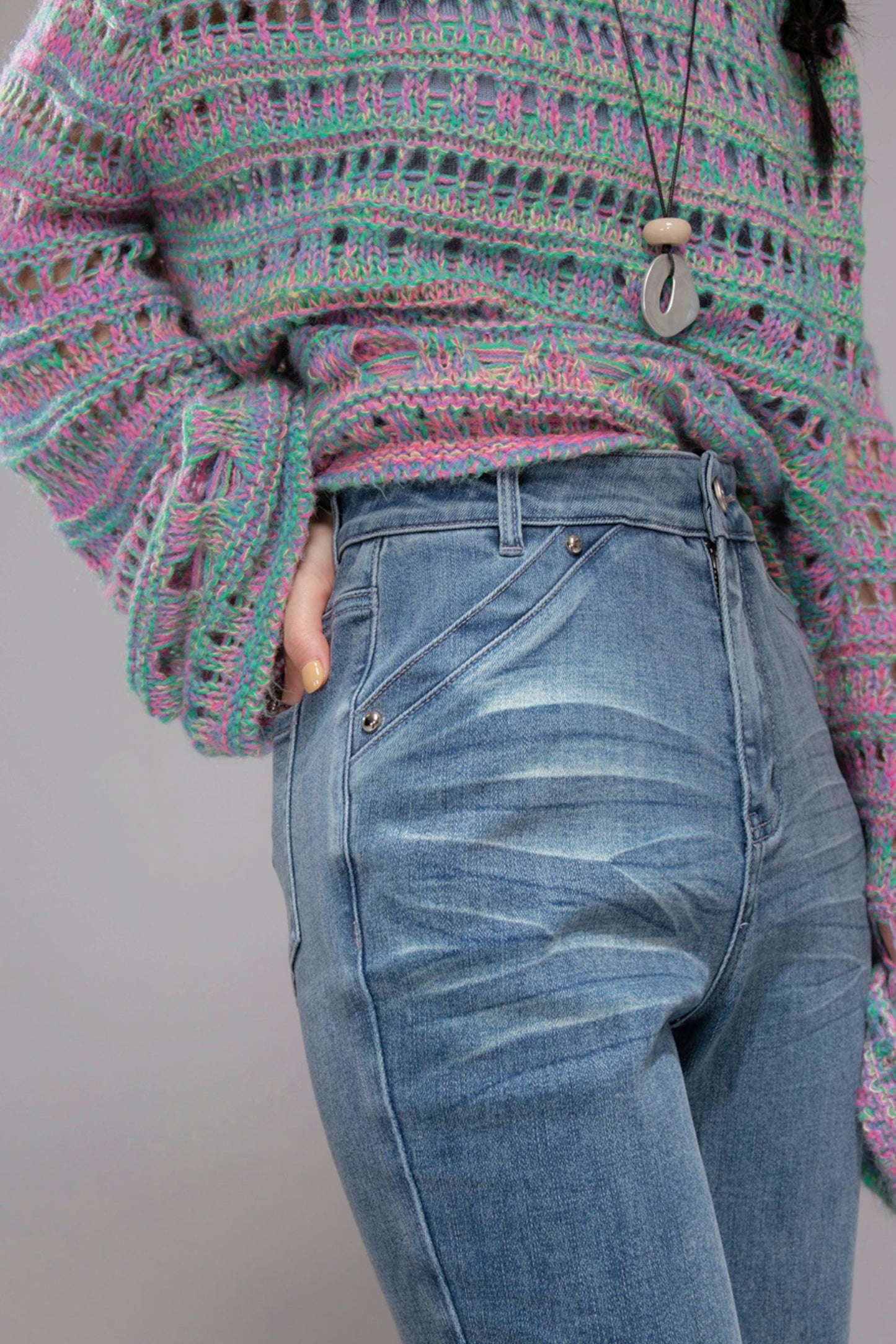 Shaping Blue Flared Jeans