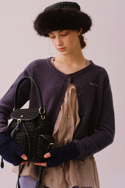 Reversible Faux Fur Beret