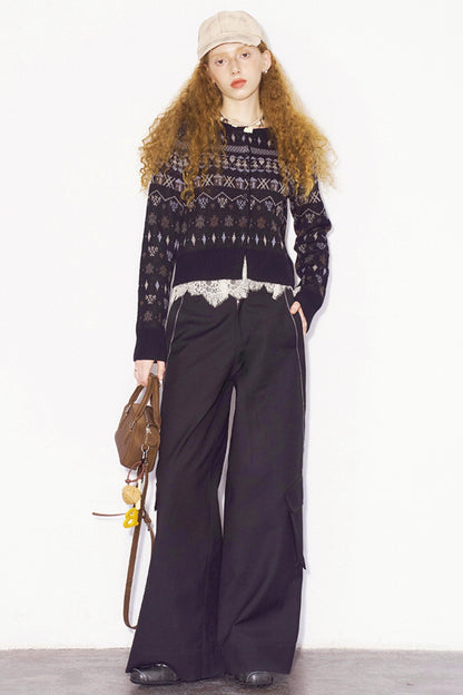 Fair Isle Jacquard Winter Cardigan