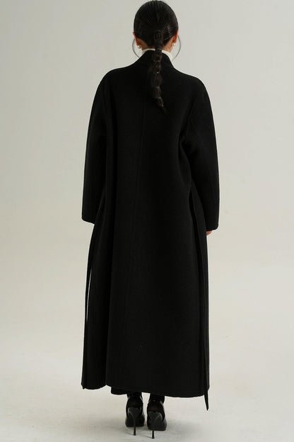 Sophisticated Red Wool Coat