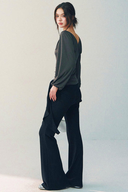 High-Waisted Flared Pants