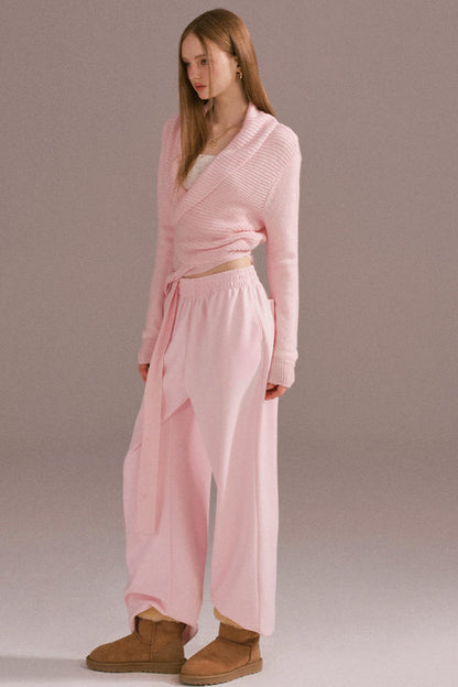 Spice Girl Hooded Knitted Cardigan Set-Up