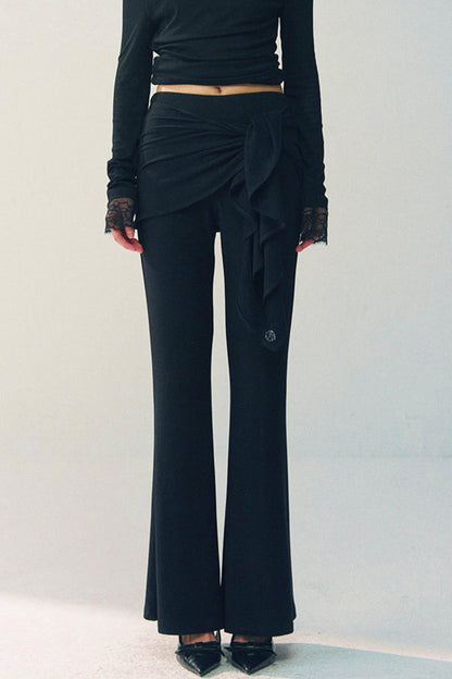 High-Waisted Flared Pants