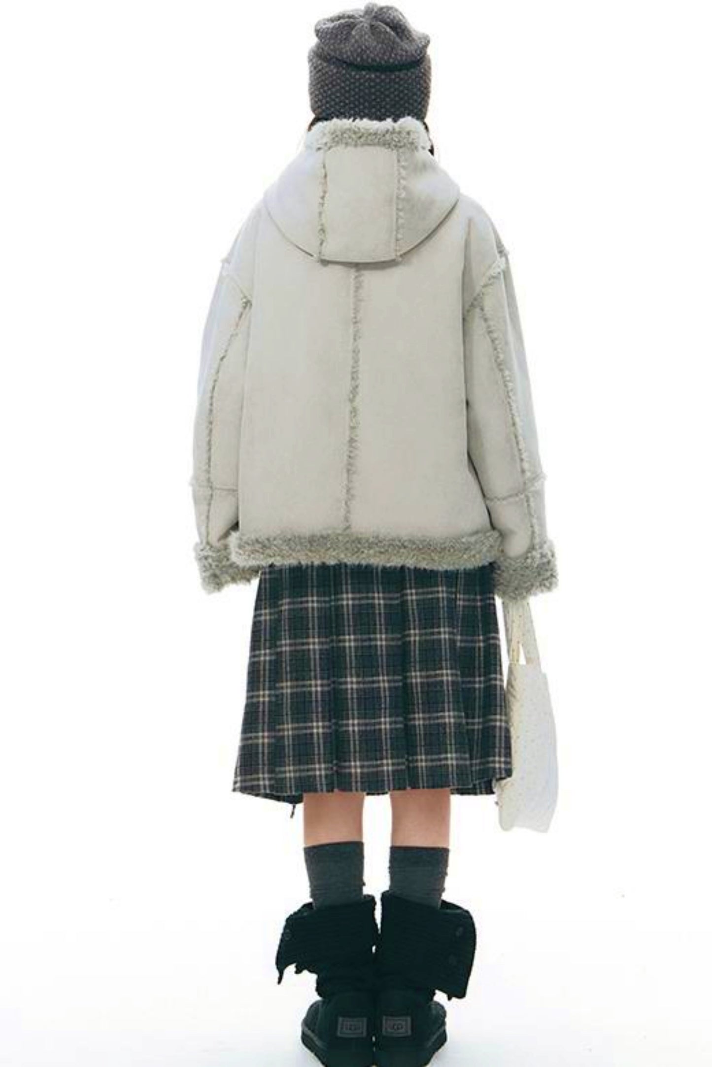 Integrated Hooded Short Coat