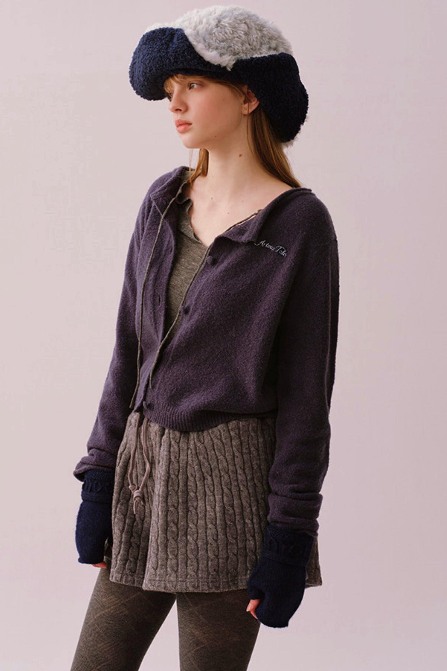 Reversible Plush Lei Feng Hat