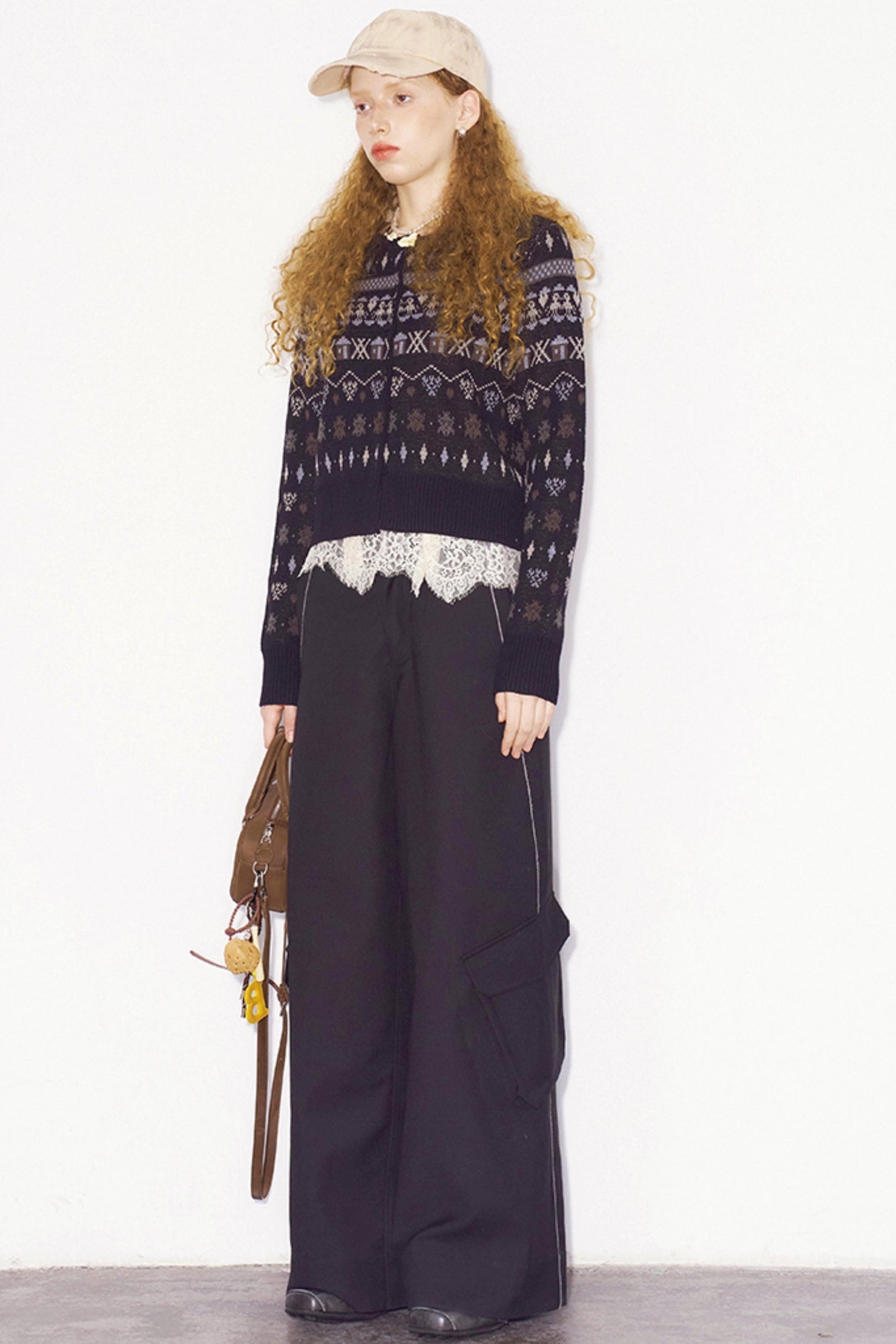 Fair Isle Jacquard Winter Cardigan